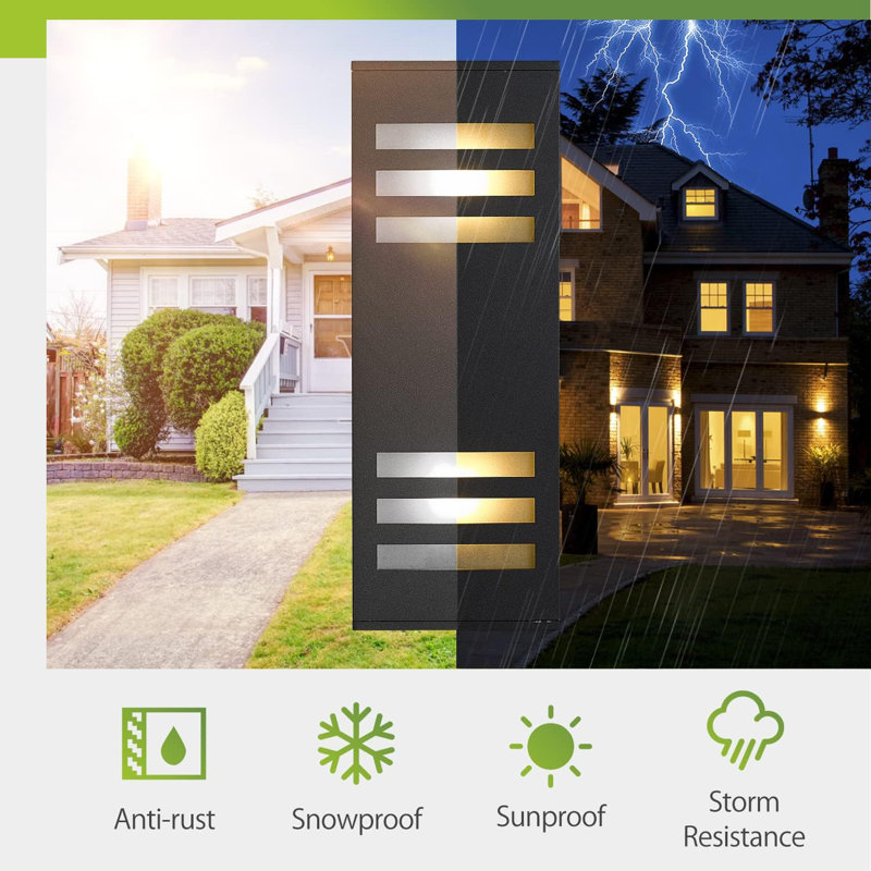 Square exterior lights on sale
